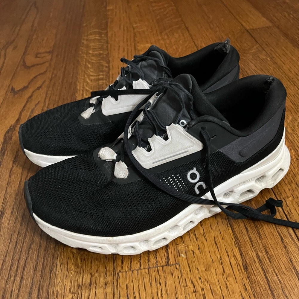 ON Running Black and White Sneakers